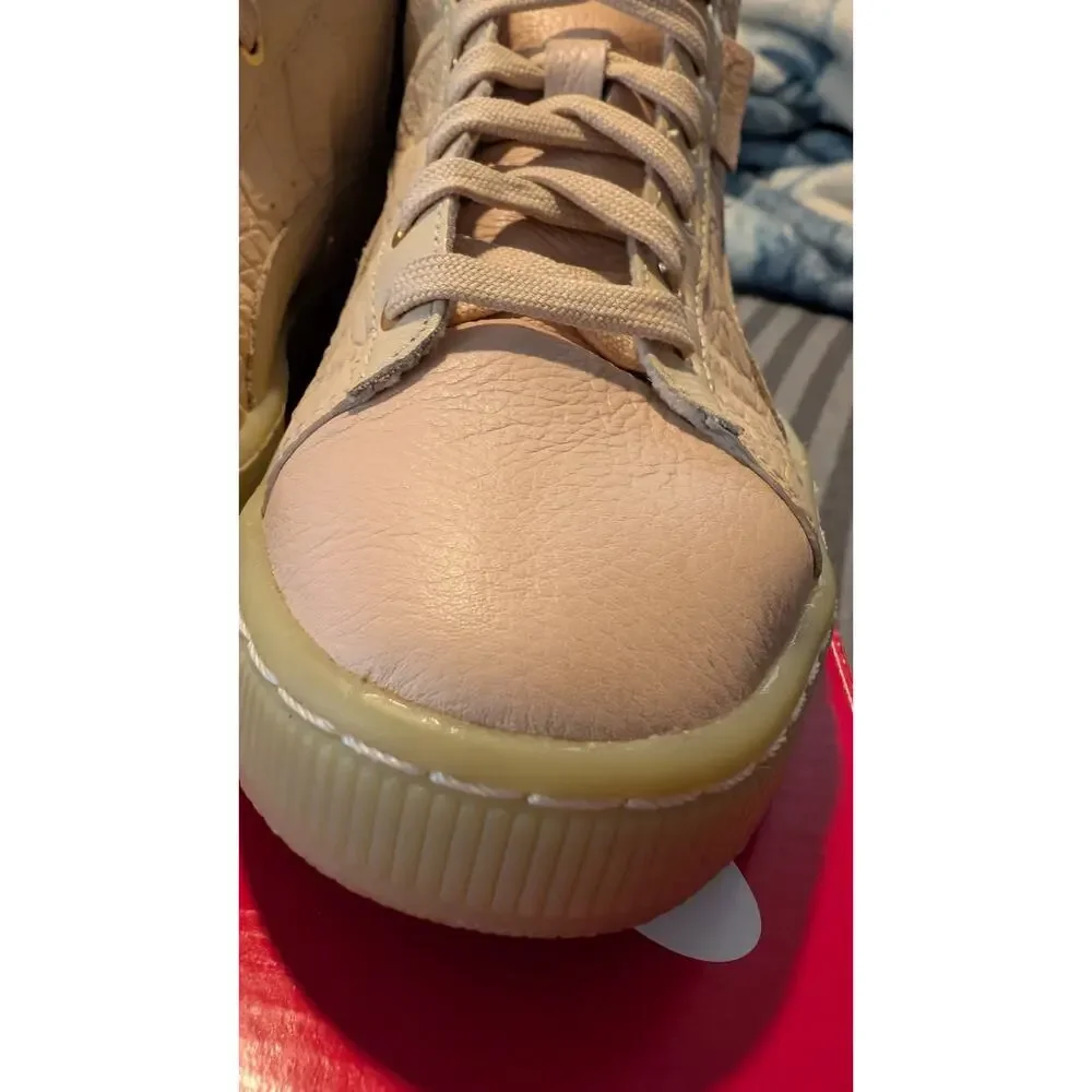 Puma Women's High-Top Sneaker in Light Pink
